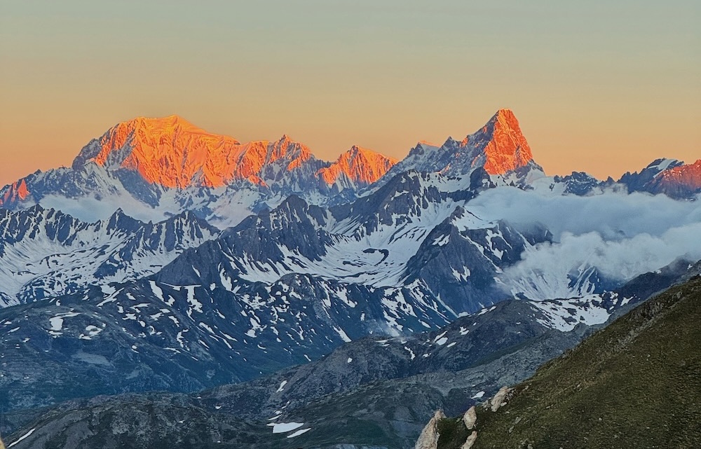 vue mont-blanc depuis col de champillon