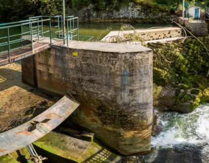 barrage de rivière jura